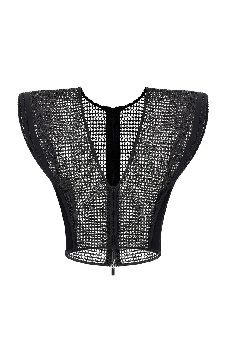 Maticevski Openwork Cotton-Blend Kombat Top | Thumbnail 12