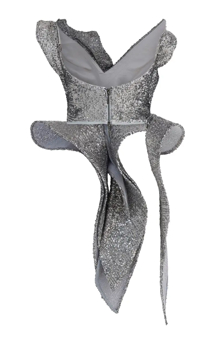Maticevski Sequin-Embellished Crepe Wizard Bodice | Thumbnail 9