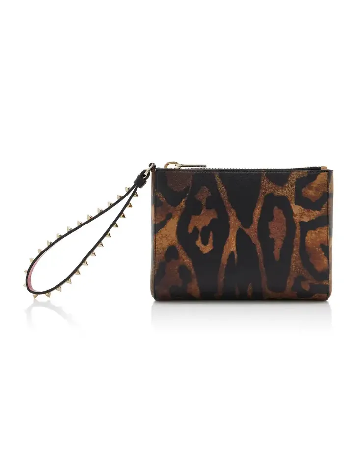 Cabata Mini Leopard Leather Pouch Cabata Mini Leopard Leather Pouch