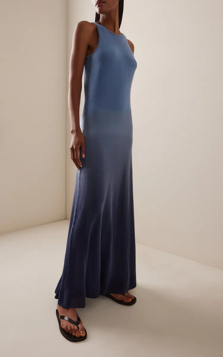 Michael Kors Collection Racerback Ombre Cashmere Maxi Dress | Thumbnail 2 Michael Kors Collection Racerback Ombre Cashmere Maxi Dress | Thumbnail 2