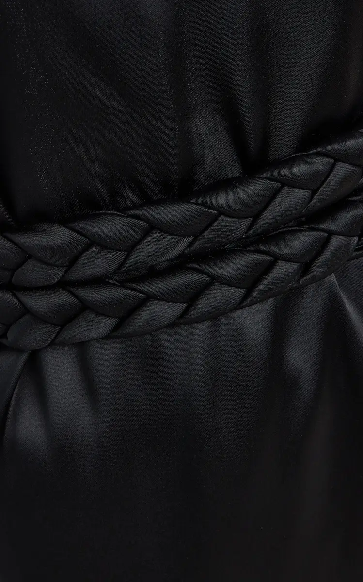 Bevza Kosa Rope-Detailed Satin Maxi Halter Dress | Thumbnail 6 Bevza Kosa Rope-Detailed Satin Maxi Halter Dress | Thumbnail 6
