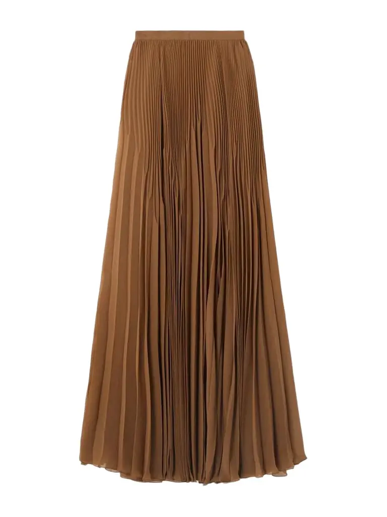 Ralph Lauren Collection Marsha Pleated Chiffon Maxi Skirt | Image 1 Ralph Lauren Collection Marsha Pleated Chiffon Maxi Skirt | Image 1