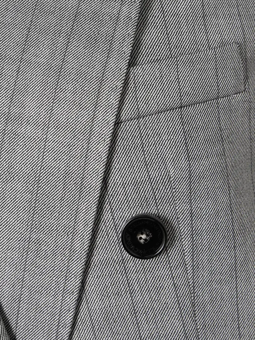 Stella McCartney Double-breasted Pinstriped Wool-blend Twill Blazer | Thumbnail 6 Stella McCartney Double-breasted Pinstriped Wool-blend Twill Blazer | Thumbnail 6