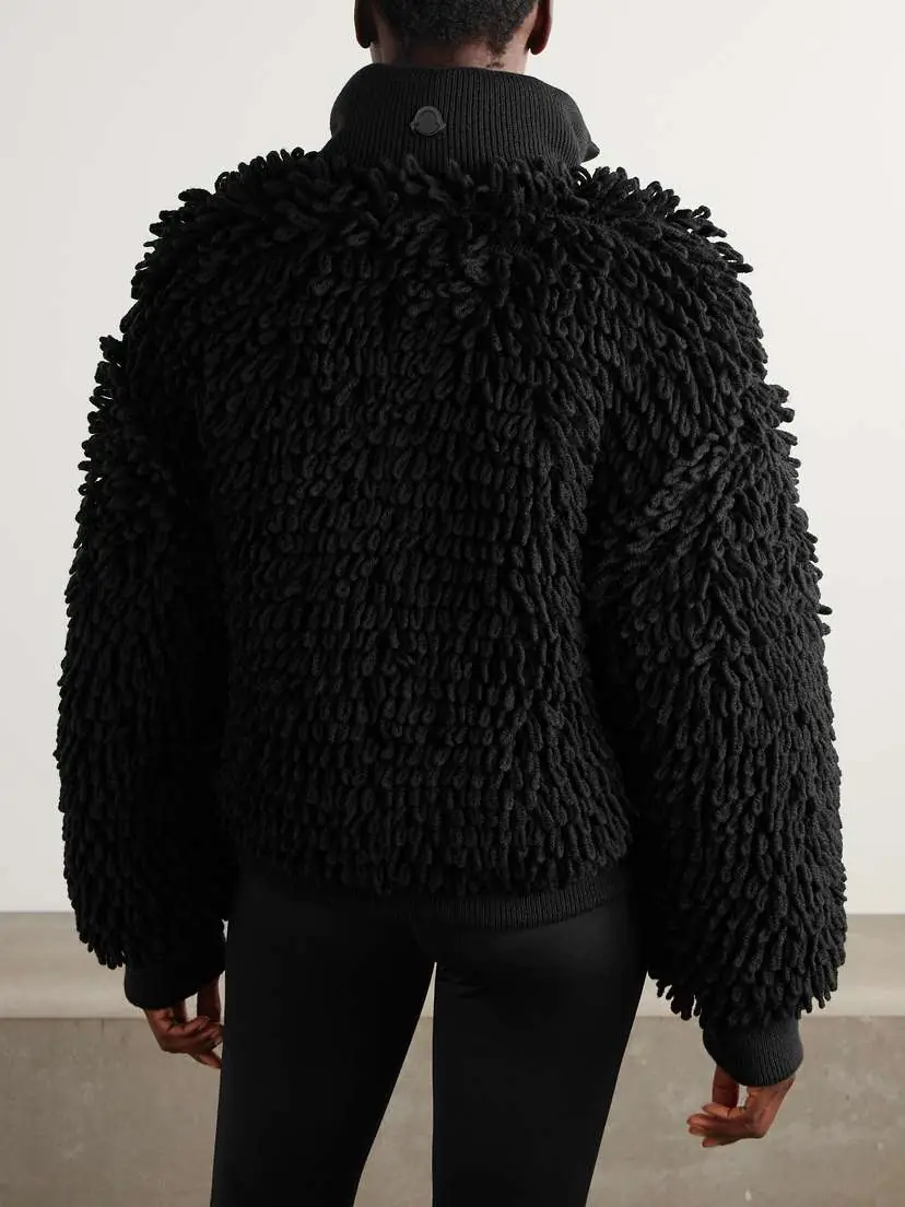 Moncler Genius + Edward Enninful Wool-blend Zip-up Cardigan | Thumbnail 3 Moncler Genius + Edward Enninful Wool-blend Zip-up Cardigan | Thumbnail 3
