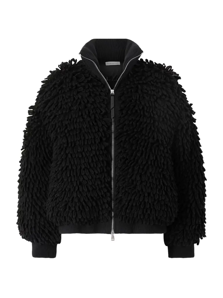 Moncler Genius + Edward Enninful Wool-blend Zip-up Cardigan | Image 1 Moncler Genius + Edward Enninful Wool-blend Zip-up Cardigan | Image 1