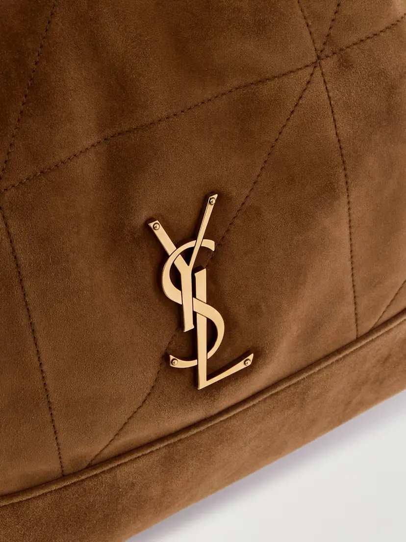 Saint Laurent Jamie Shopping Quilted Suede Shoulder Bag | Thumbnail 4 Saint Laurent Jamie Shopping Quilted Suede Shoulder Bag | Thumbnail 4