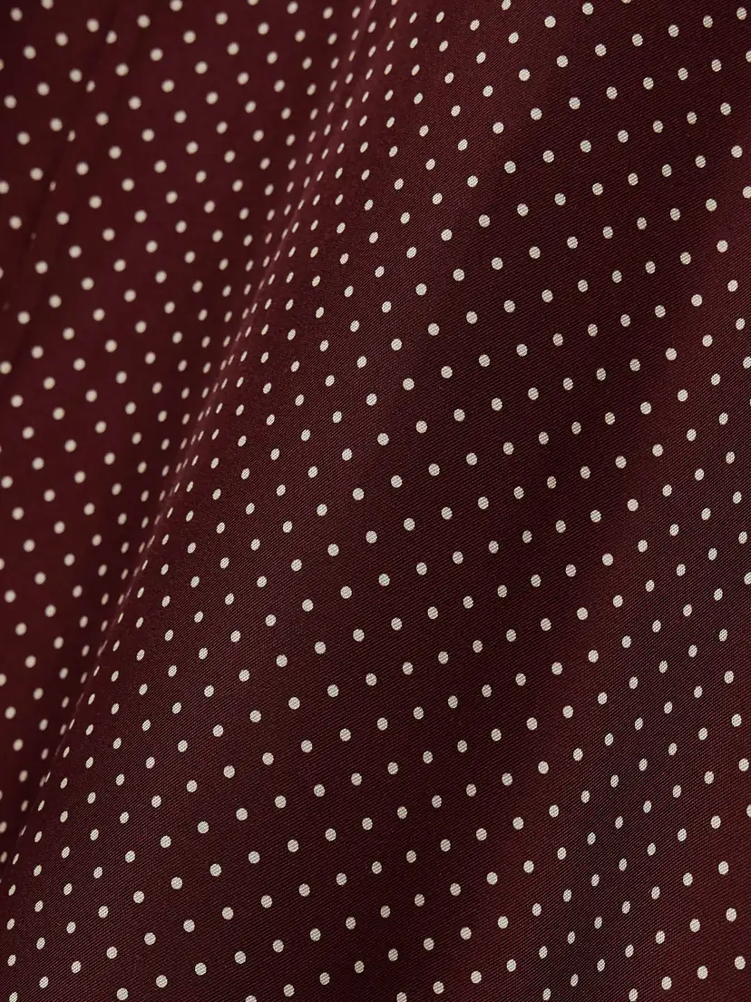 DÔEN Rosaria Gathered Polka-dot Silk-blend Midi Dress | Thumbnail 4 DÔEN Rosaria Gathered Polka-dot Silk-blend Midi Dress | Thumbnail 4