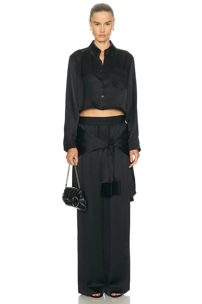 Alexander Wang Prestyled High Rise Boxer Pant | Thumbnail 5