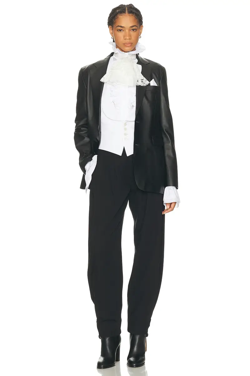 Ralph Lauren Collection Eli Leather Blazer | Thumbnail 6 Ralph Lauren Collection Eli Leather Blazer | Thumbnail 6