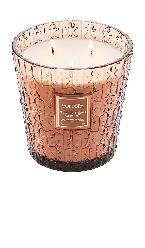 Voluspa Gingerbread Chalet 3 Wick Hearth Candle | Thumbnail 2