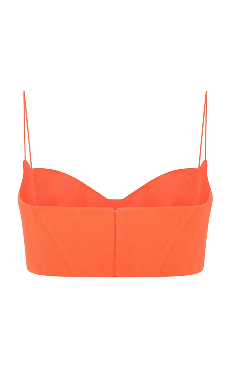 Alex Perry HART satin bustier top | Thumbnail 2