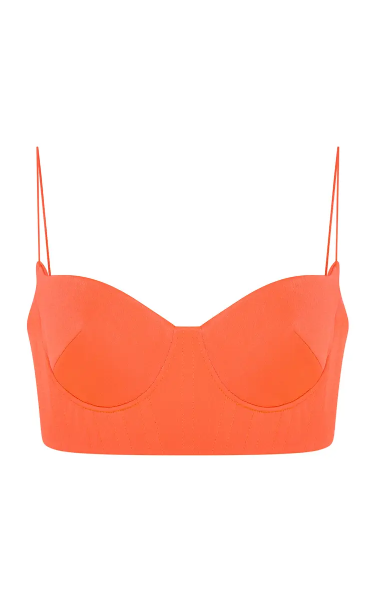Alex Perry HART satin bustier top | Thumbnail 4
