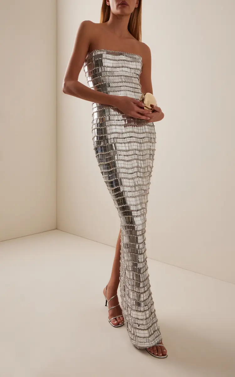 RACHEL GILBERT Sylvie Strapless Sequined Tulle Gown | Thumbnail 17 RACHEL GILBERT Sylvie Strapless Sequined Tulle Gown | Thumbnail 17