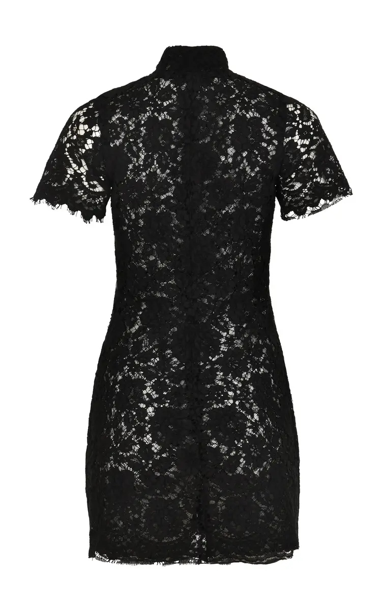 Francesca Miranda Moonlace Embroidered Cotton Mini Dress | Thumbnail 4