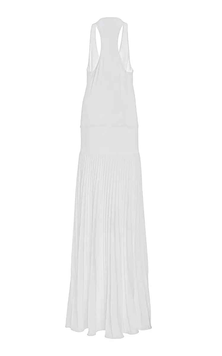 Brandon Maxwell The Delphine Scoop Neck Racer Back Gown | Thumbnail 3 Brandon Maxwell The Delphine Scoop Neck Racer Back Gown | Thumbnail 3