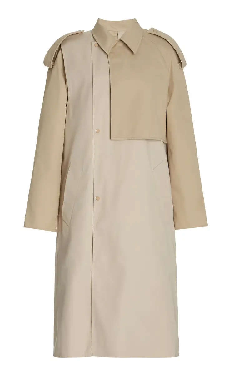 Bottega Veneta Removable Sleeve Crepe Trench Coat | Thumbnail 7 Bottega Veneta Removable Sleeve Crepe Trench Coat | Thumbnail 7