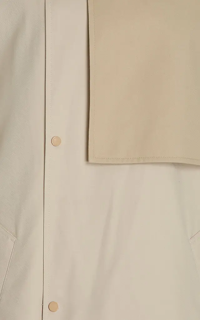 Bottega Veneta Removable Sleeve Crepe Trench Coat | Thumbnail 8 Bottega Veneta Removable Sleeve Crepe Trench Coat | Thumbnail 8