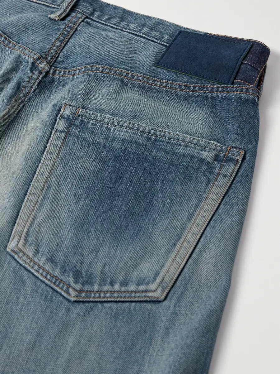 Visvim Social Sculpture 01 Wide-Leg Distressed Selvedge Jeans - Men | Thumbnail 5 Visvim Social Sculpture 01 Wide-Leg Distressed Selvedge Jeans - Men | Thumbnail 5
