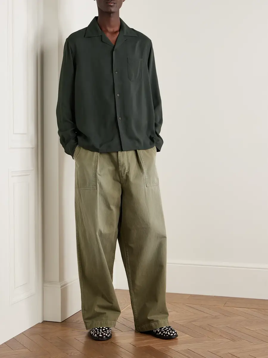 Visvim Keesey Convertible-Collar Woven Shirt - Men | Thumbnail 2