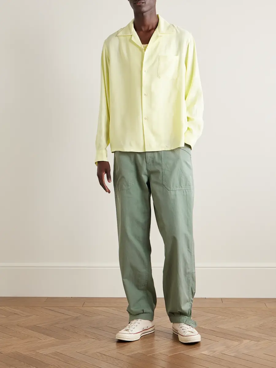Visvim Keesey Convertible-Collar Woven Shirt - Men | Thumbnail 2