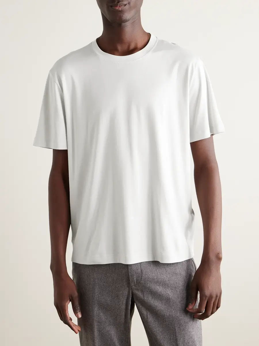 ELEVENTY Cotton and Modal-Blend Jersey T-Shirt - Men | Thumbnail 3 ELEVENTY Cotton and Modal-Blend Jersey T-Shirt - Men | Thumbnail 3