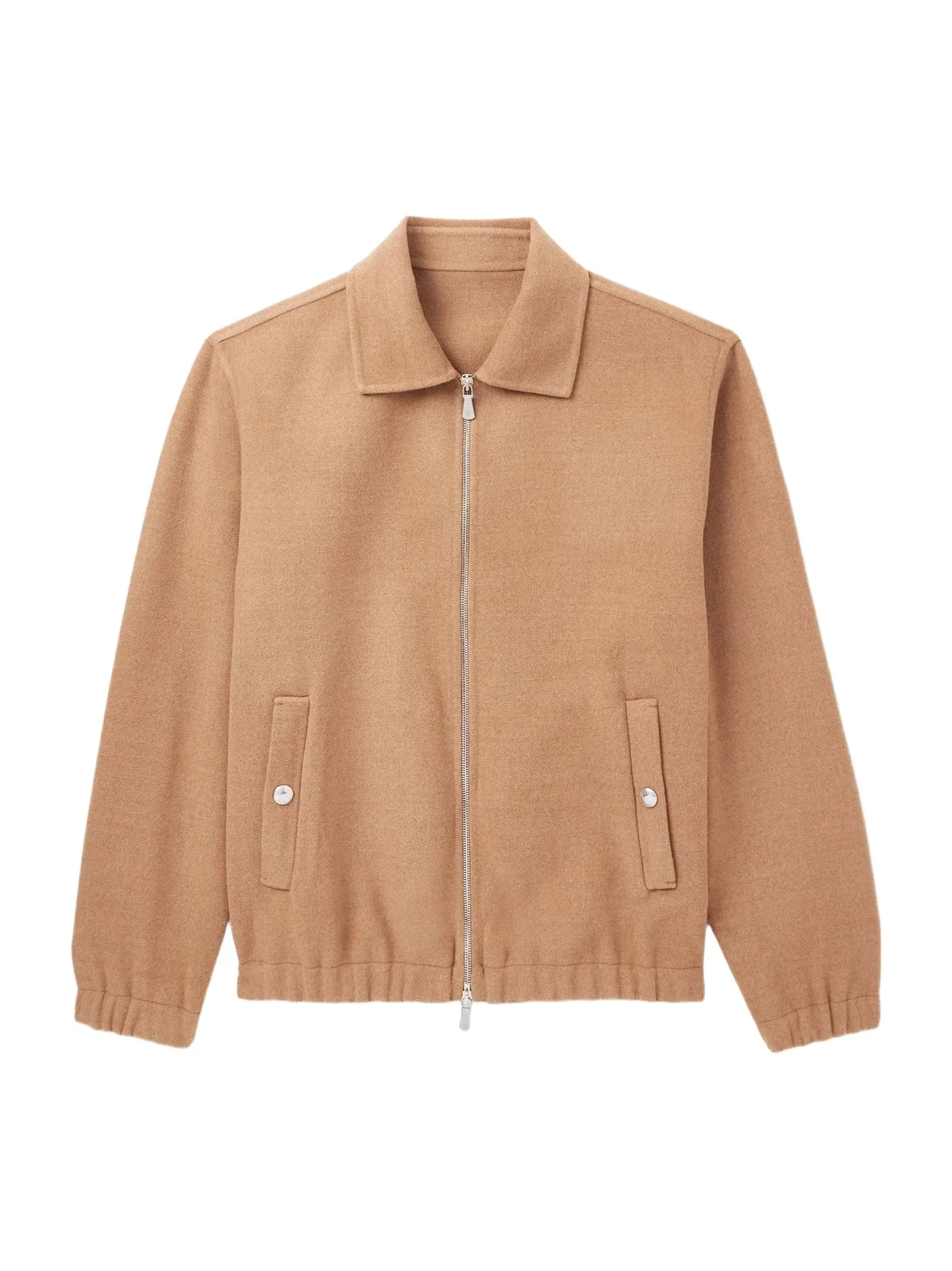 Wool-Felt Bomber Jacket - Men Wool-Felt Bomber Jacket - Men