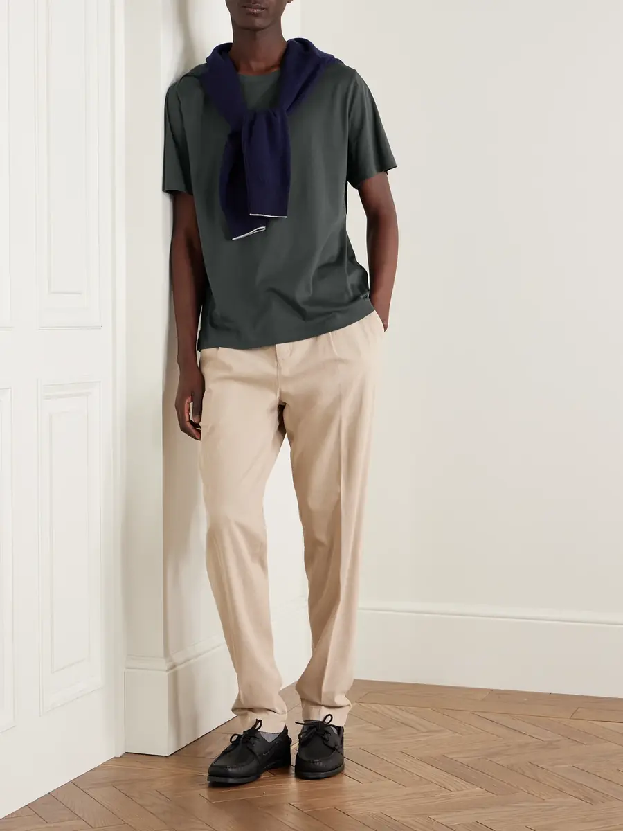 ELEVENTY Cotton and Modal-Blend Jersey T-Shirt - Men | Thumbnail 2 ELEVENTY Cotton and Modal-Blend Jersey T-Shirt - Men | Thumbnail 2