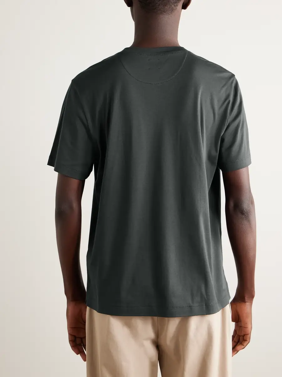 ELEVENTY Cotton and Modal-Blend Jersey T-Shirt - Men | Thumbnail 3 ELEVENTY Cotton and Modal-Blend Jersey T-Shirt - Men | Thumbnail 3
