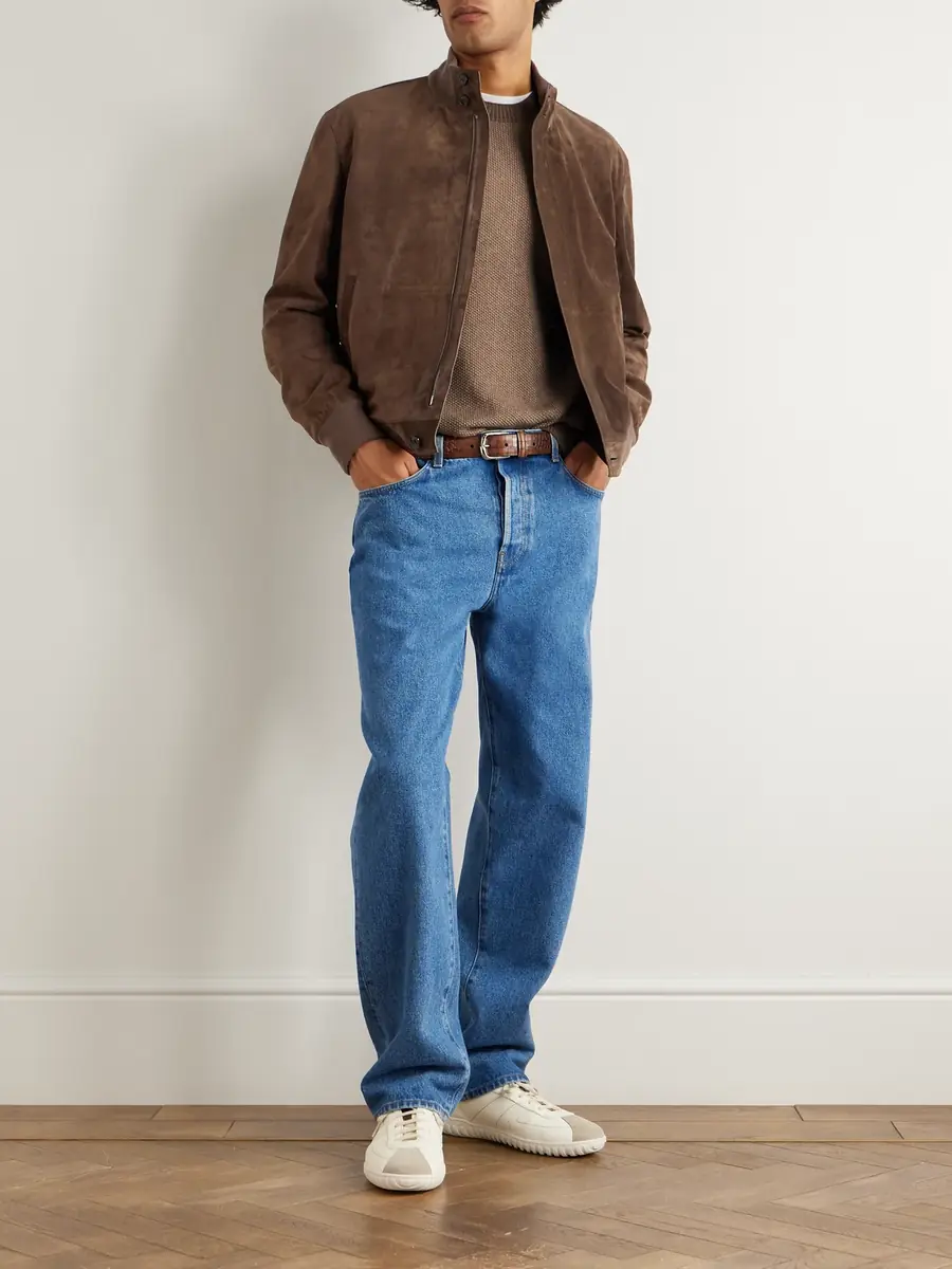 Zegna Suede Blouson Jacket - Men | Thumbnail 2