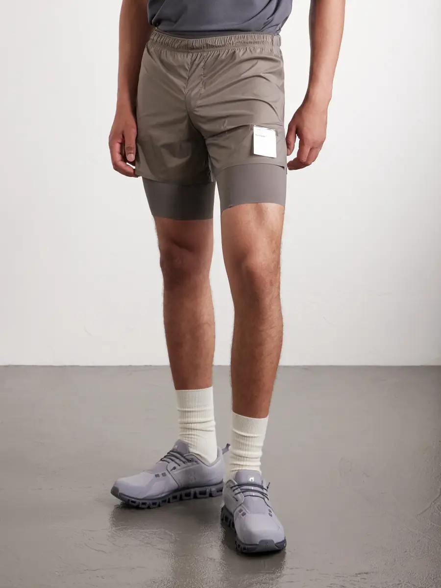 Satisfy Slim-Fit Layered 8" Techsilk and Justice™ coldblack® Shorts - Men | Thumbnail 3 Satisfy Slim-Fit Layered 8" Techsilk and Justice™ coldblack® Shorts - Men | Thumbnail 3