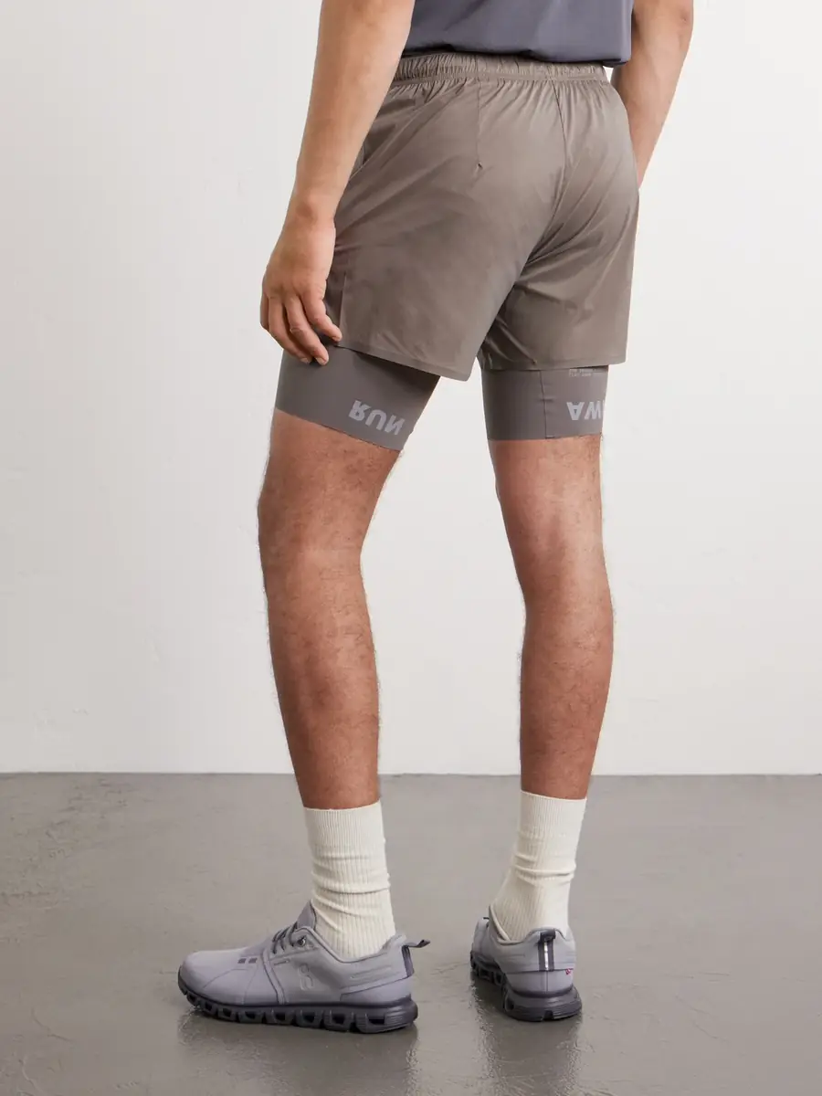 Satisfy Slim-Fit Layered 8" Techsilk and Justice™ coldblack® Shorts - Men | Thumbnail 4 Satisfy Slim-Fit Layered 8" Techsilk and Justice™ coldblack® Shorts - Men | Thumbnail 4