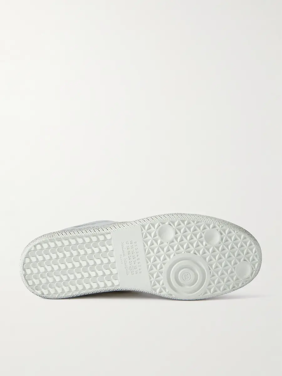 Maison Margiela Replica Leather-Trimmed Shell Sneakers - Men | Thumbnail 3 Maison Margiela Replica Leather-Trimmed Shell Sneakers - Men | Thumbnail 3