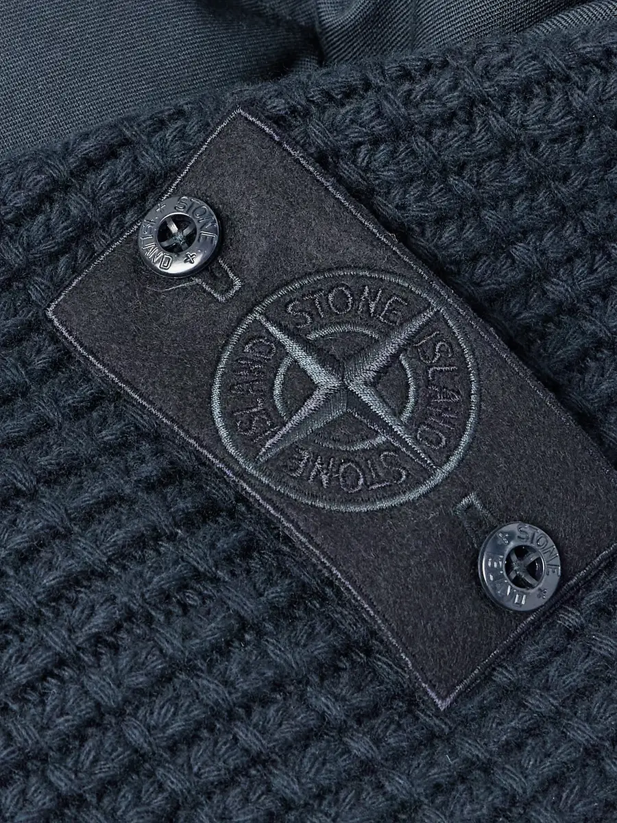 Stone Island STONE ISLAND GHOST Quilted Virgin Wool-Twill Hooded Down Jacket - Men | Thumbnail 5 Stone Island STONE ISLAND GHOST Quilted Virgin Wool-Twill Hooded Down Jacket - Men | Thumbnail 5