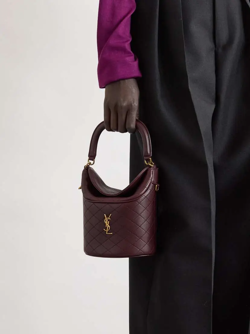 Saint Laurent Gaby Quilted Leather Bucket Bag | Thumbnail 5 Saint Laurent Gaby Quilted Leather Bucket Bag | Thumbnail 5