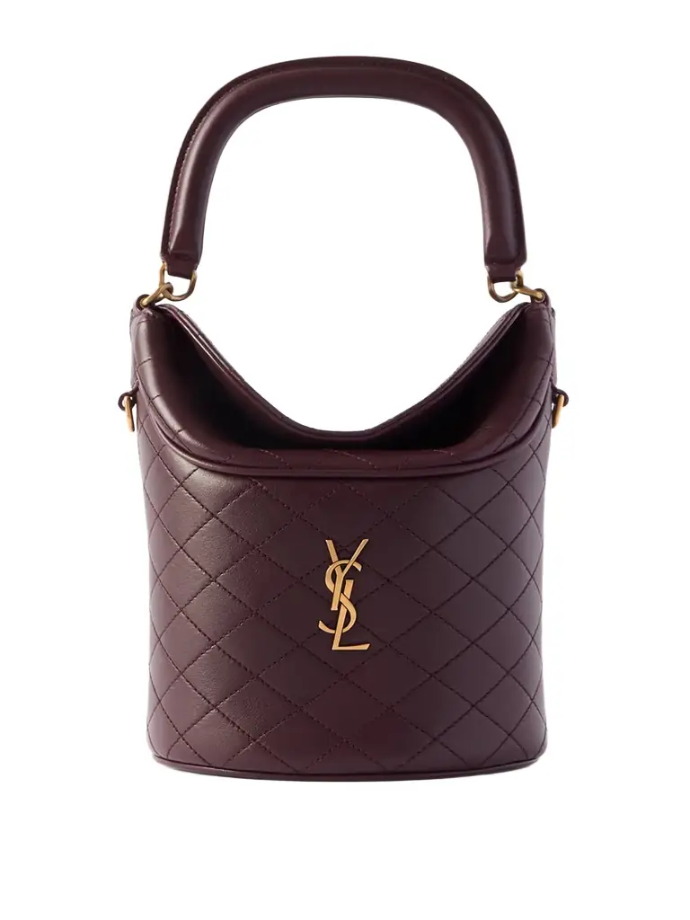 Saint Laurent Gaby Quilted Leather Bucket Bag | Image 1 Saint Laurent Gaby Quilted Leather Bucket Bag | Image 1