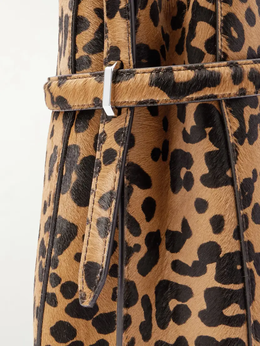 TOTEME Belted Leopard-print Cow Hair Tote | Thumbnail 4 TOTEME Belted Leopard-print Cow Hair Tote | Thumbnail 4