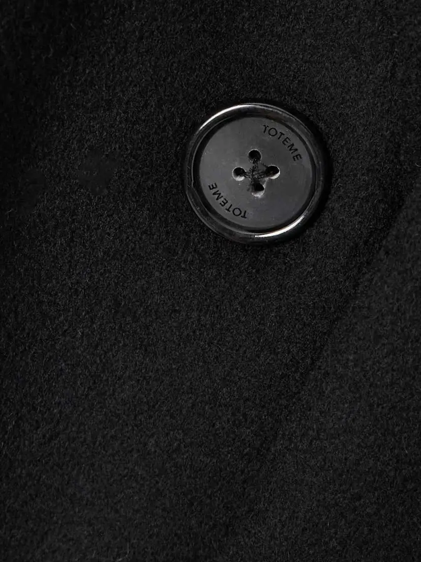 TOTEME Double-breasted Brushed Recycled-cashmere Coat | Thumbnail 5