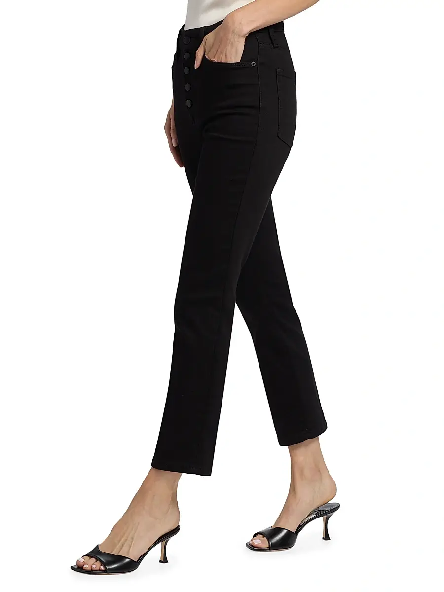 GOOD AMERICAN Women's Never Fades Good Legs Straight-Leg Jeans | Thumbnail 4 GOOD AMERICAN Women's Never Fades Good Legs Straight-Leg Jeans | Thumbnail 4
