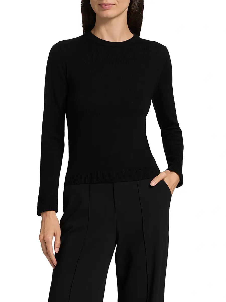 Alice + Olivia Women's Porla Wool Collared Sweater | Thumbnail 6 Alice + Olivia Women's Porla Wool Collared Sweater | Thumbnail 6