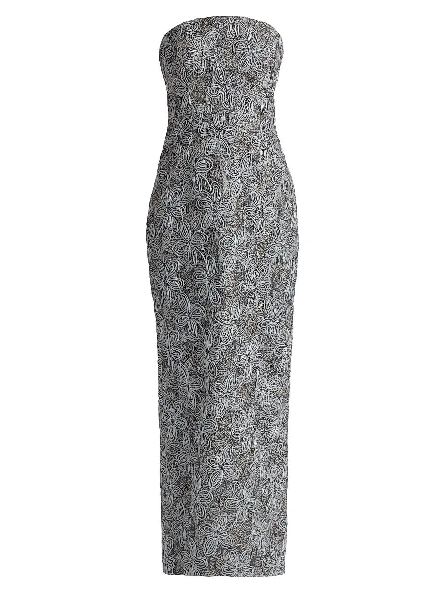 Women's Meredith Floral-Embroidered Maxi Dress