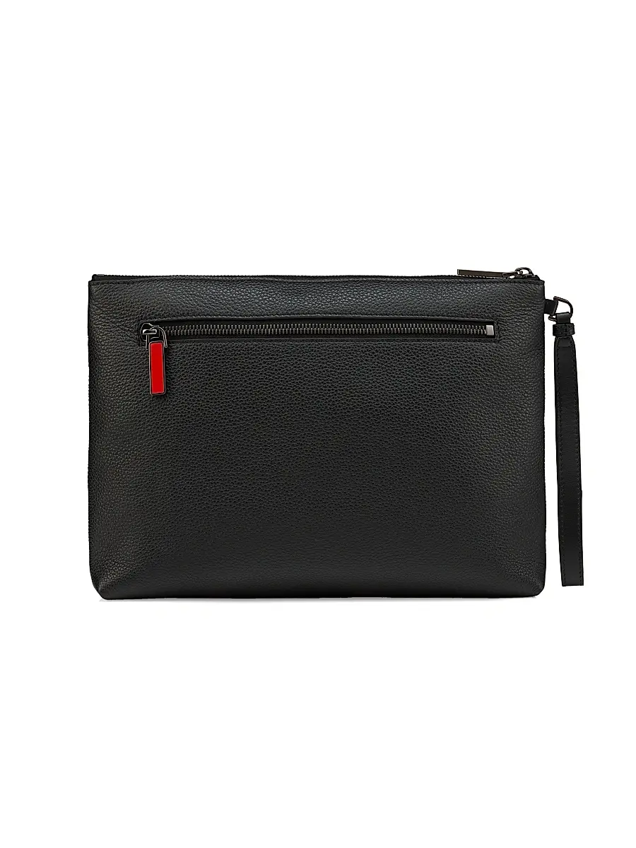 Christian Louboutin Men's Funky Leather Pouch | Thumbnail 3