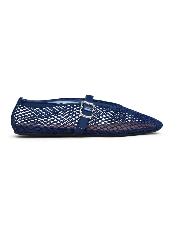 Fishnet Ballet Flats