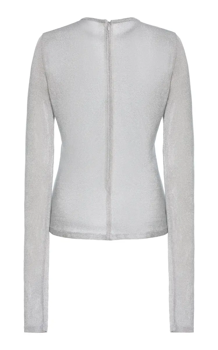Mel Usine Sophie A-line Chainmail Knit Top | Thumbnail 6