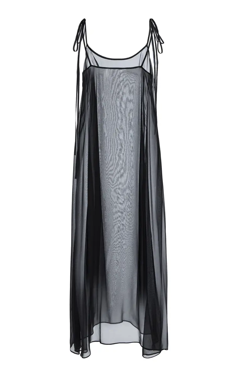 Mel Usine Camille Sheer Silk-Chiffon Dress | Thumbnail 2