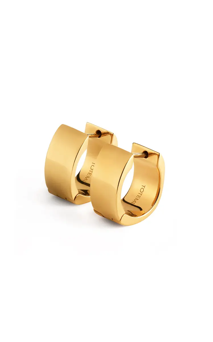 Toteme Signature Hoops Gold Plated | Thumbnail 11 Toteme Signature Hoops Gold Plated | Thumbnail 11