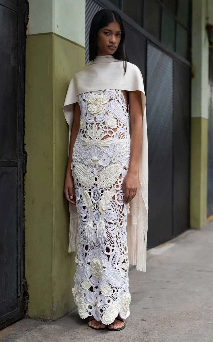 Heirlome Roselia Cotton-Silk Midi Dress | Thumbnail 2
