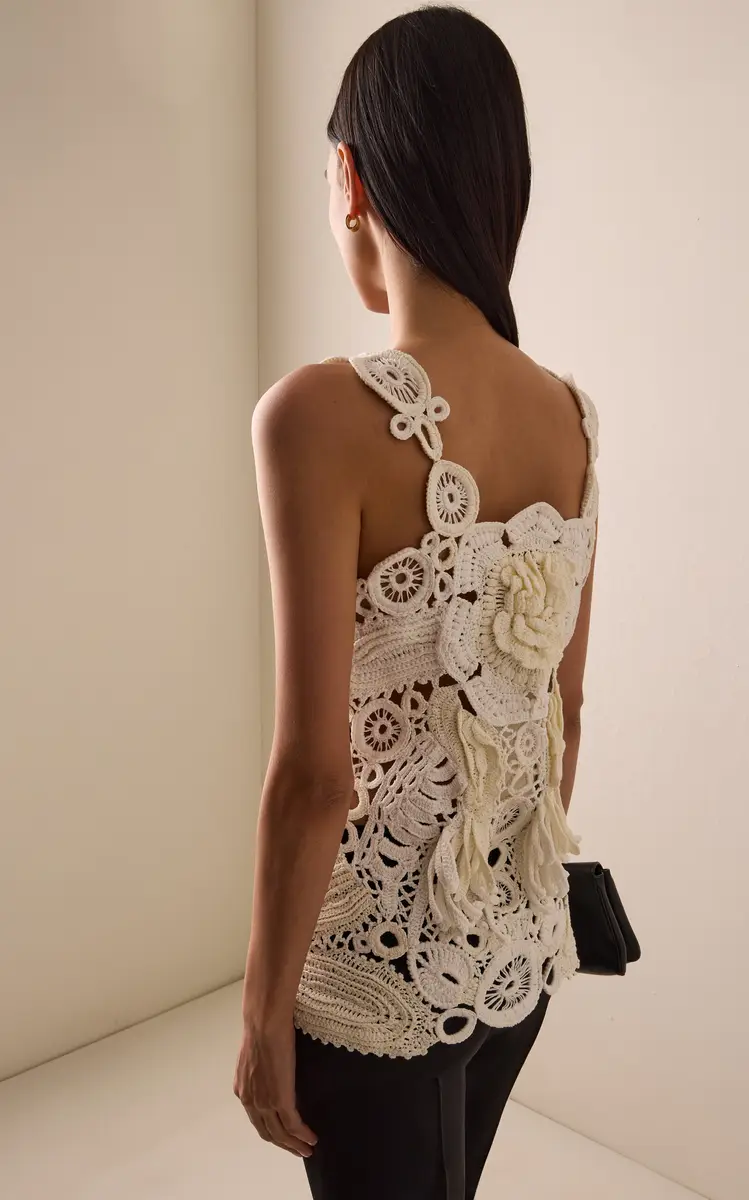 Heirlome Roselia Silk-Crochet Top | Thumbnail 5
