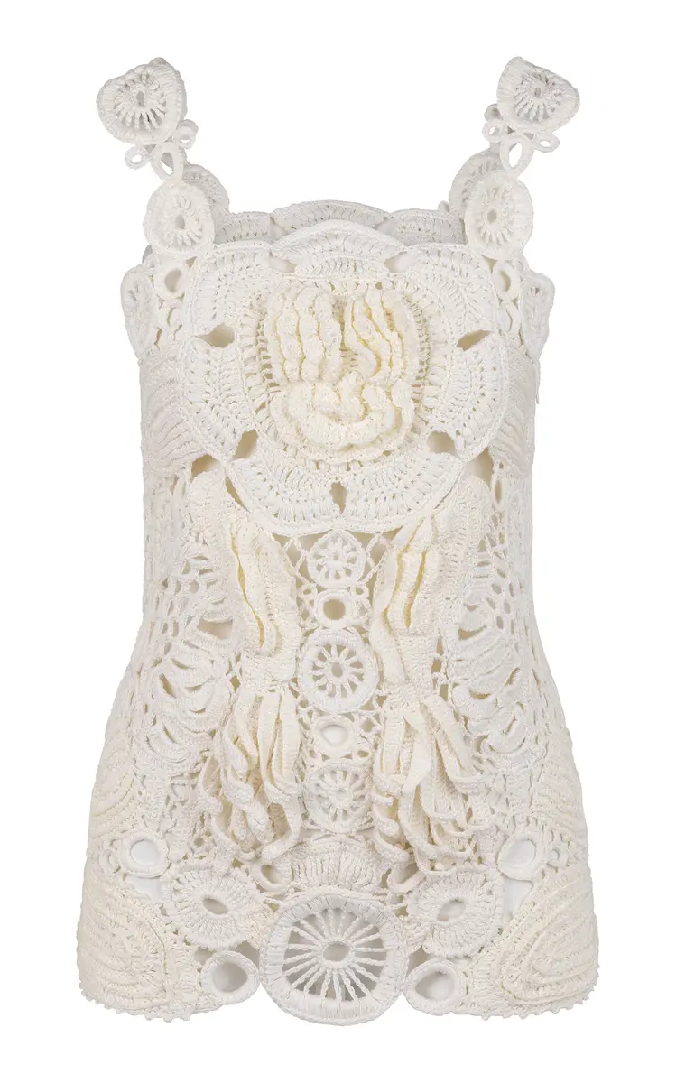 Heirlome Roselia Silk-Crochet Top | Image 1 Heirlome Roselia Silk-Crochet Top | Image 1