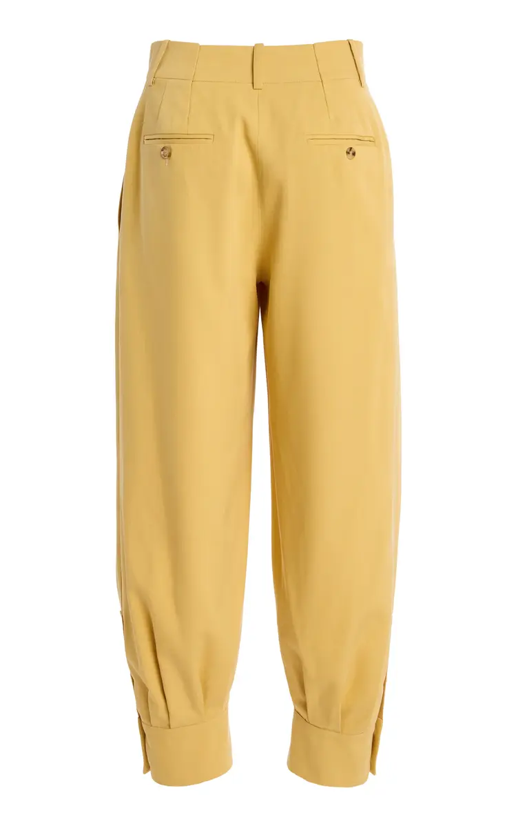 Michael Kors Collection Silk Gabardine Tapered Pants | Thumbnail 7 Michael Kors Collection Silk Gabardine Tapered Pants | Thumbnail 7