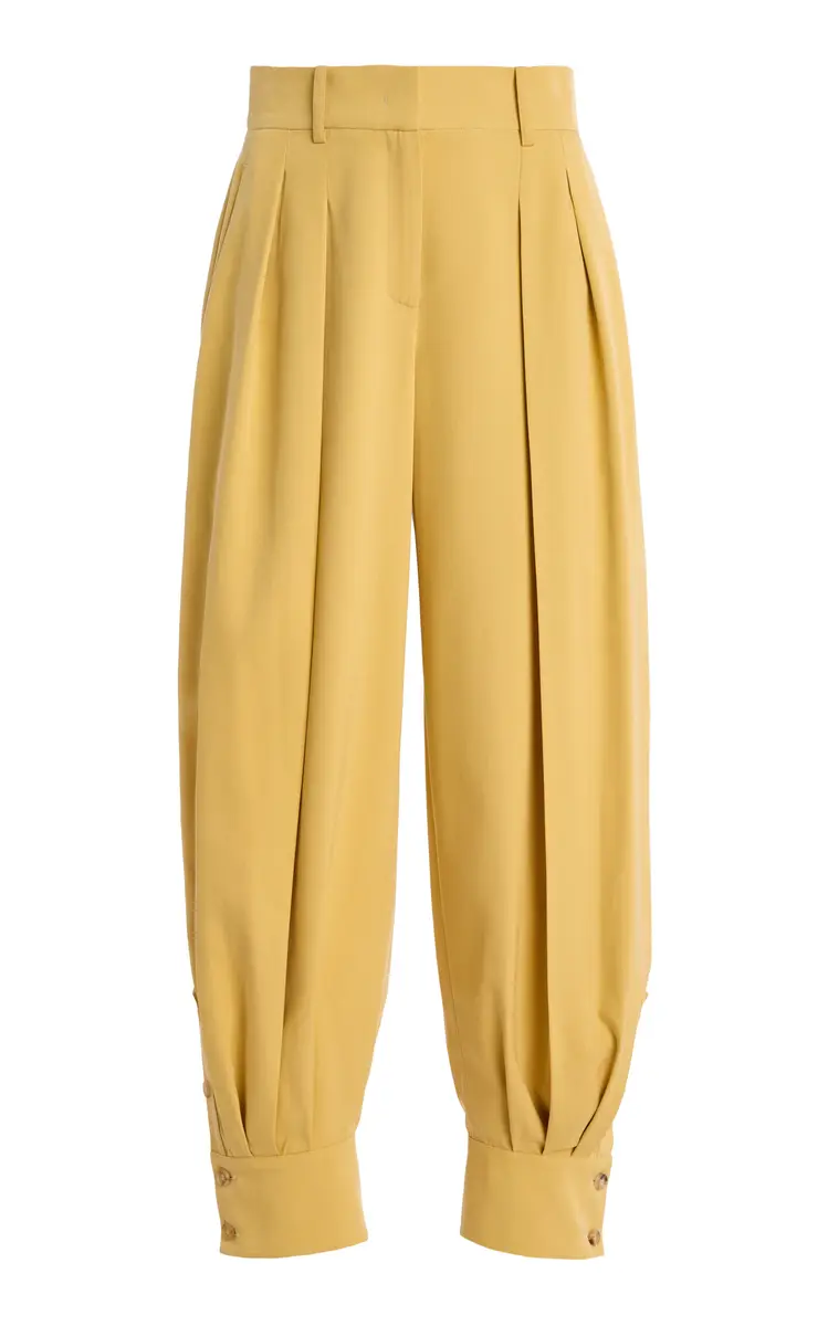 Michael Kors Collection Silk Gabardine Tapered Pants | Thumbnail 8 Michael Kors Collection Silk Gabardine Tapered Pants | Thumbnail 8